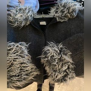 Beautiful gray wool jacket (S)